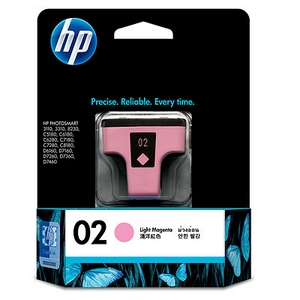 muc in hp 02 light magenta ink cartridge c8775wa